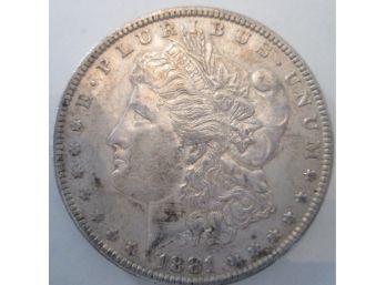 1881 Authentic MORGAN SILVER DOLLAR $1.00 United States