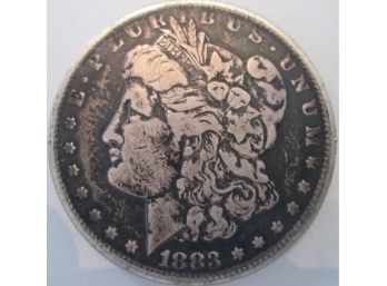 1883 O Authentic MORGAN SILVER DOLLAR $1.00 United States