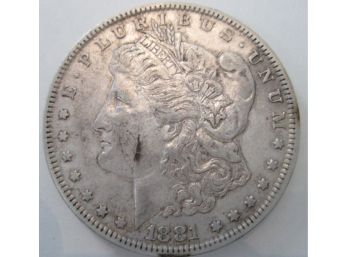 1881 O Authentic MORGAN SILVER DOLLAR $1.00 United States