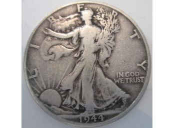 1944S Authentic WALKING LIBERTY Half Dollar $.50 United States