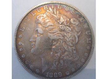 1889 Authentic MORGAN SILVER DOLLAR $1.00 United States