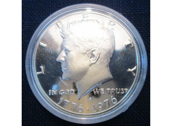 1976S PROOF Authentic KENNEDY SILVER HALF DOLLAR $.50 United States
