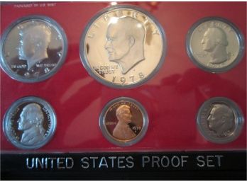 SET 6 COINS! 1978S Authentic PROOF SET Uncirculated United States