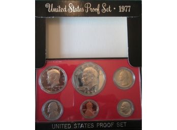 SET 6 COINS! 1977S Authentic PROOF SET Uncirculated United States
