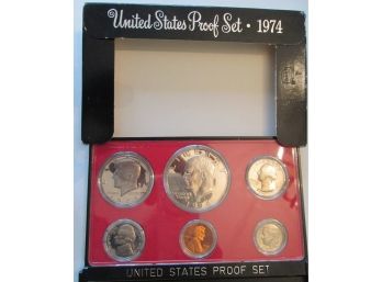SET 6 COINS! 1974S Authentic PROOF SET Uncirculated United States