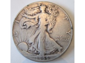 1944P Authentic WALKING LIBERTY SILVER Half Dollar $.50 United States