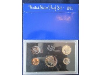 SET 5 COINS! 1971S Authentic PROOF SET Uncirculated United States