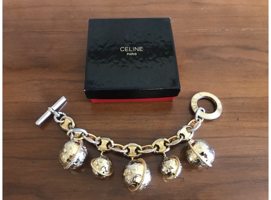 Celine Paris Charm Bracelet