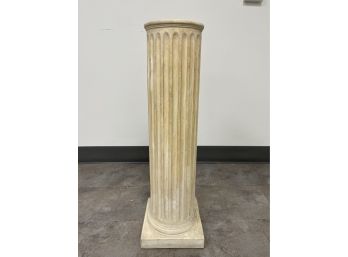 Vintage Fluted Column Pedestal