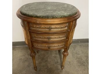 Vintage French Style Marble Top Stand