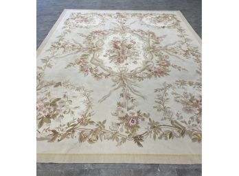 Vintage Large French Aubusson Style Rug Retail Cost $4450