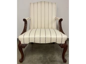 Vintage Chippendale Style Armchair