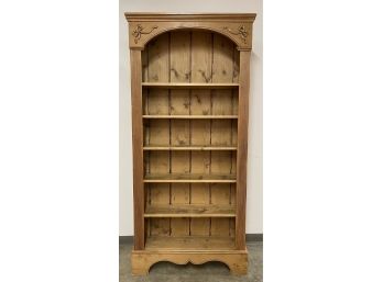 Vintage Tall Pine Bookcase