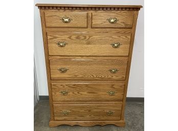 Vintage Tall Chest Of Drawers Dresser