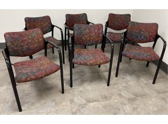 Vintage Set Of 6 Herman Miller Stacking Chairs