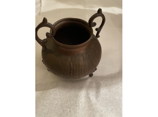 Antique Hand Hammered Copper Vessel