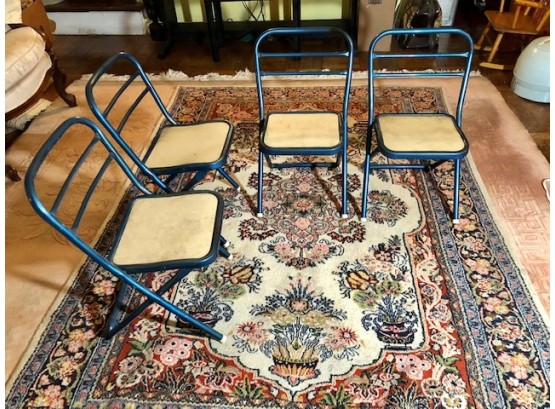 Vintage Childs  Folding Chairs-Four Pc. Set