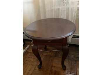 Vintage BroyHill Cherry Side Table 1 Of 2
