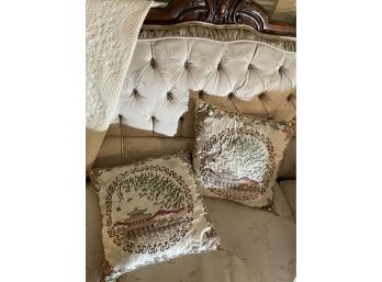 Vintage Asian Silk Pillow Collection