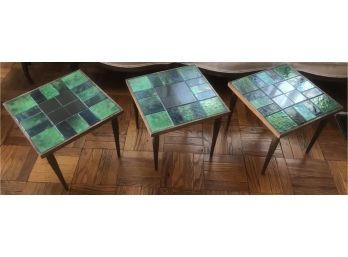 Mid- Century Stacking Tables-Three Piece Collection