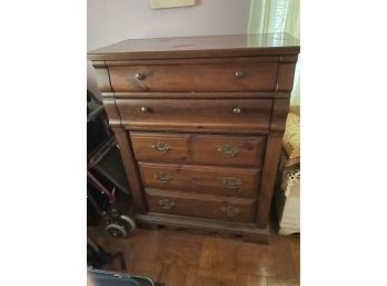 Vintage Five Drawer Tall Chest
