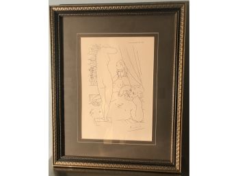 Vintage Picasso Lithograph Hand Numbered
