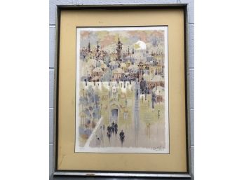 Vintage Signed And Numbered Lithograph