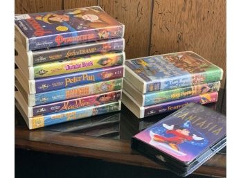 Vintage Disney VHS Tape Collection