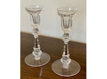 Vintage Waterford Candle Sticks-Matched Pair