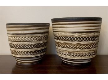 Mid Century Pottery Planters Made In Germany