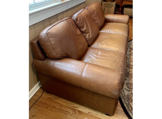 Authentic NATUZZI Leather Sofa