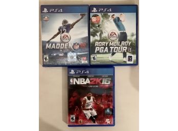 PlayStation 4 Sports Game Lot