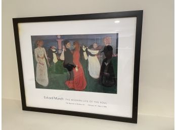 Vintage Edvard Munch Poster Framed Poster