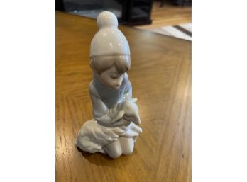 Lladro  Nativity Figurine With Rooster