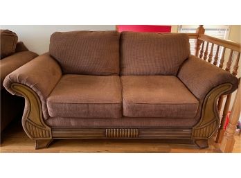 Contemporary Upholstered Loveseat Sofa