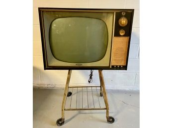Vintage Mid Century 1950s RCA VICTOR Television On Stand