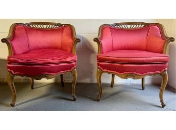 Vintage Pair Of Armchairs