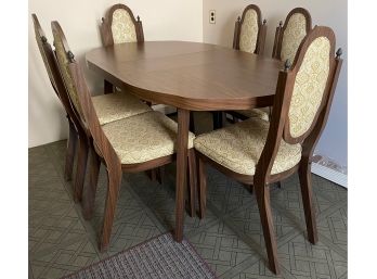 Vintage Retro Mid Century Kitchen Table With 6 Chairs