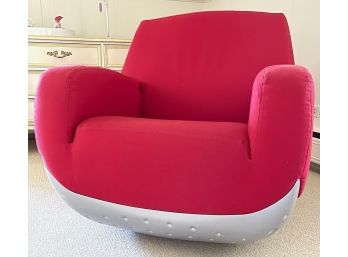 Vintage Post Modern Domodinamica Red Chair