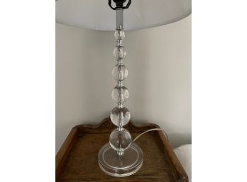 Contemporary Lucite Table Lamp