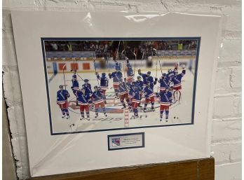2008-2009 New York Rangers Photograph