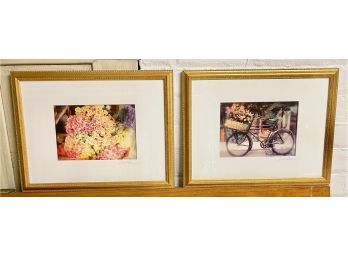 Pair Of Framed Hand Signed Photographs