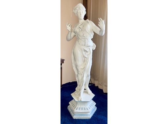Vintage Roman Style Tall Figural Statue
