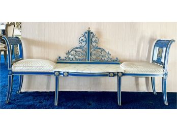 Vintage Custom Long Decorative Bench
