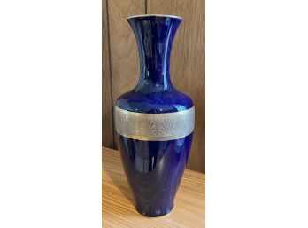 Vintage Echt Cobalt Vase Made By Royal Porcelain Germany