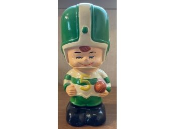 Vintage 1960's Football Player Coin Bank