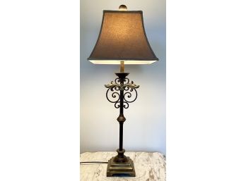 Decorative Table Lamp With Fabric Shade