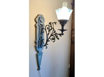 Vintage Victorian Long Wall Sconce