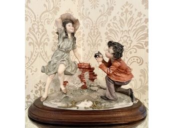 Vintage Scarce 'G .Armani' Lovers Figurine-Very Early Works From G. Armani