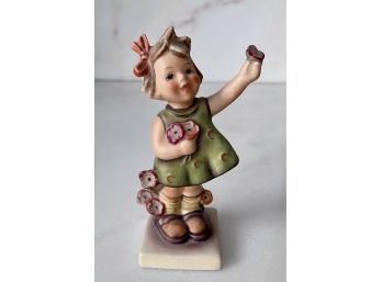 Vintage Signed M. I. Hummel Figurine TMK 5- Girl With Nosegay